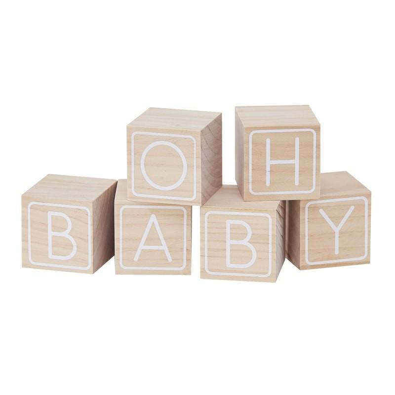 Gaestebuch Holz Bausteine Oh Baby Party