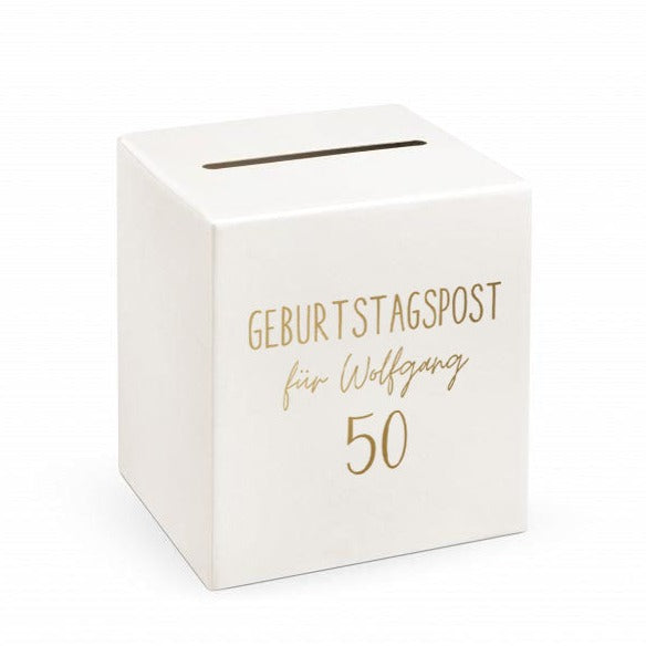 geburtstagspost aufkleber briefbox