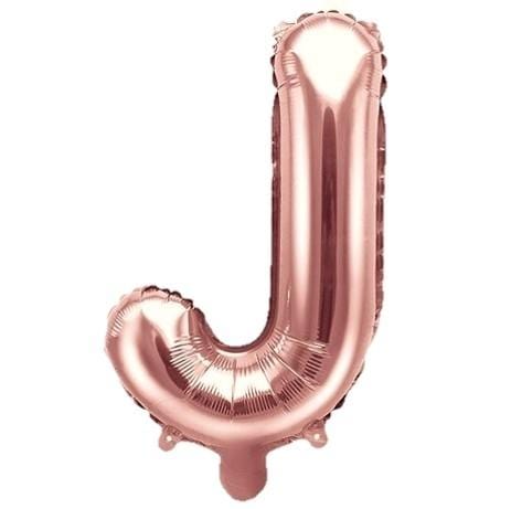 Folienballon Buchstabe J rosegold