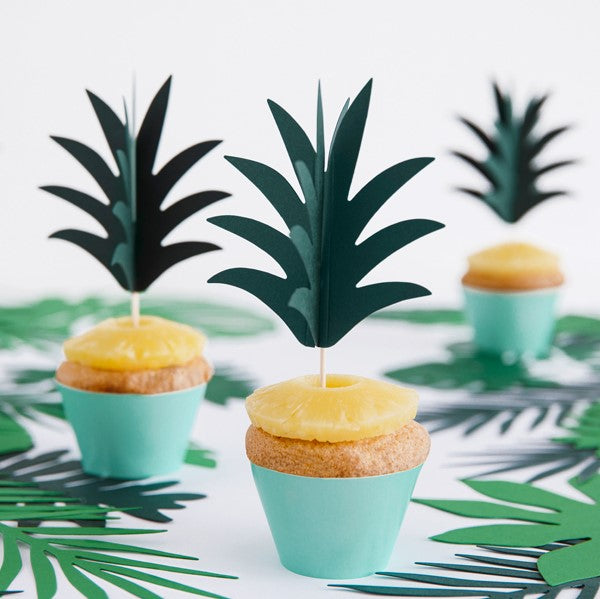 Cupcake Stecker Ananas