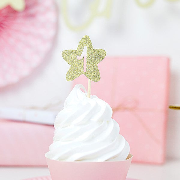 Cupcake Stecker erster Geburtstag