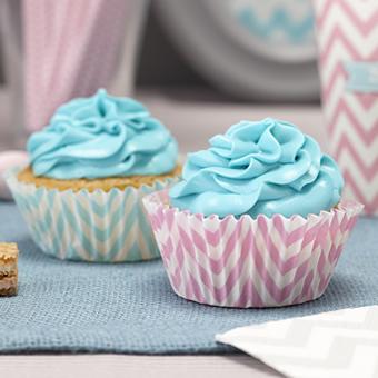 Cupcake Foermchen Circus rosa mint