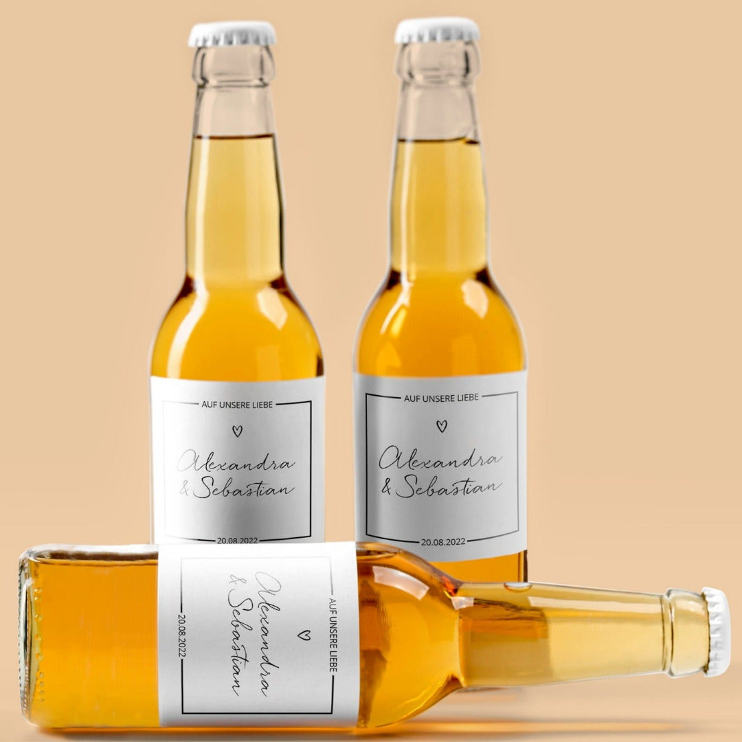 Personalisierte Etiketten für Flaschen Hochzeit Geburtstag in Bayern -  Röhrnbach