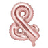 Follienballon & rosegold