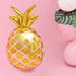 Folienballon Ananas gold