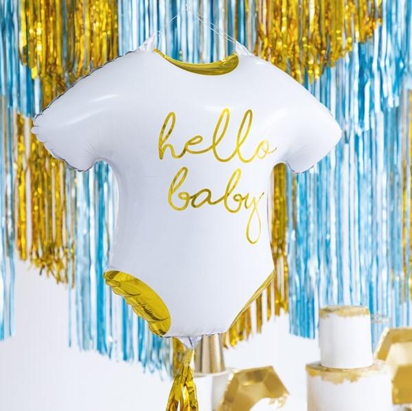 Folienballon Babybody hello baby 