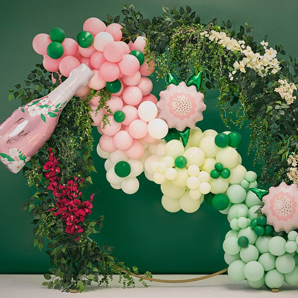 Folienballon Blume rosa