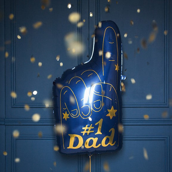 Folienballon Hand mit Aufdruck 1 Dad