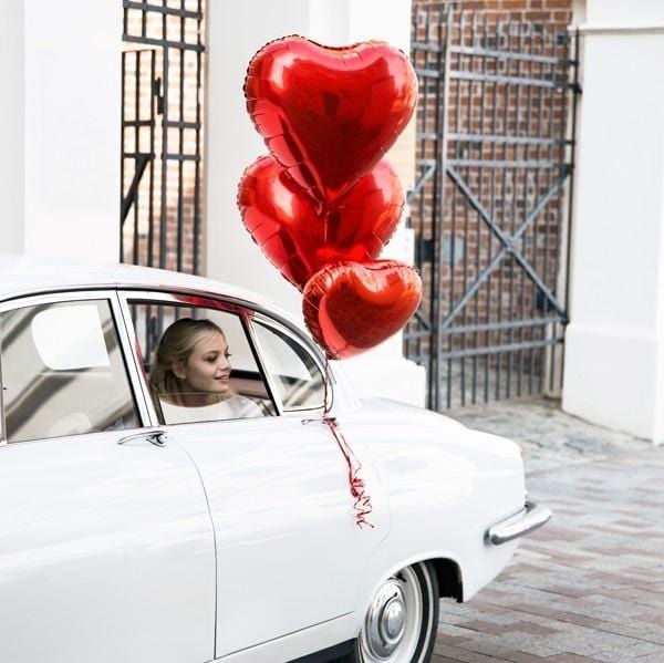 Folienballon Herz rot