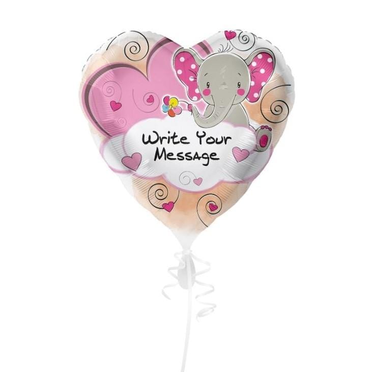 Baby Shower Ballon mit Marker