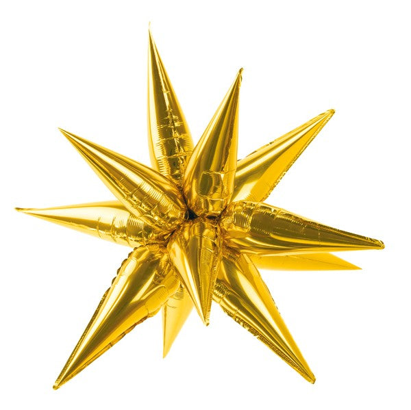 Folienballon Stern gold