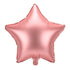 Folienballon Stern matt rosegold