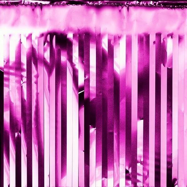 Party Folien Vorhang fuchsia