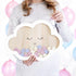 Baby Gästebuch Rahmen Wolke