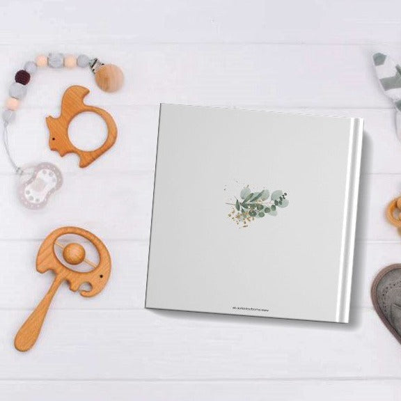 gaestebuch babyparty eukalyptus giraffe