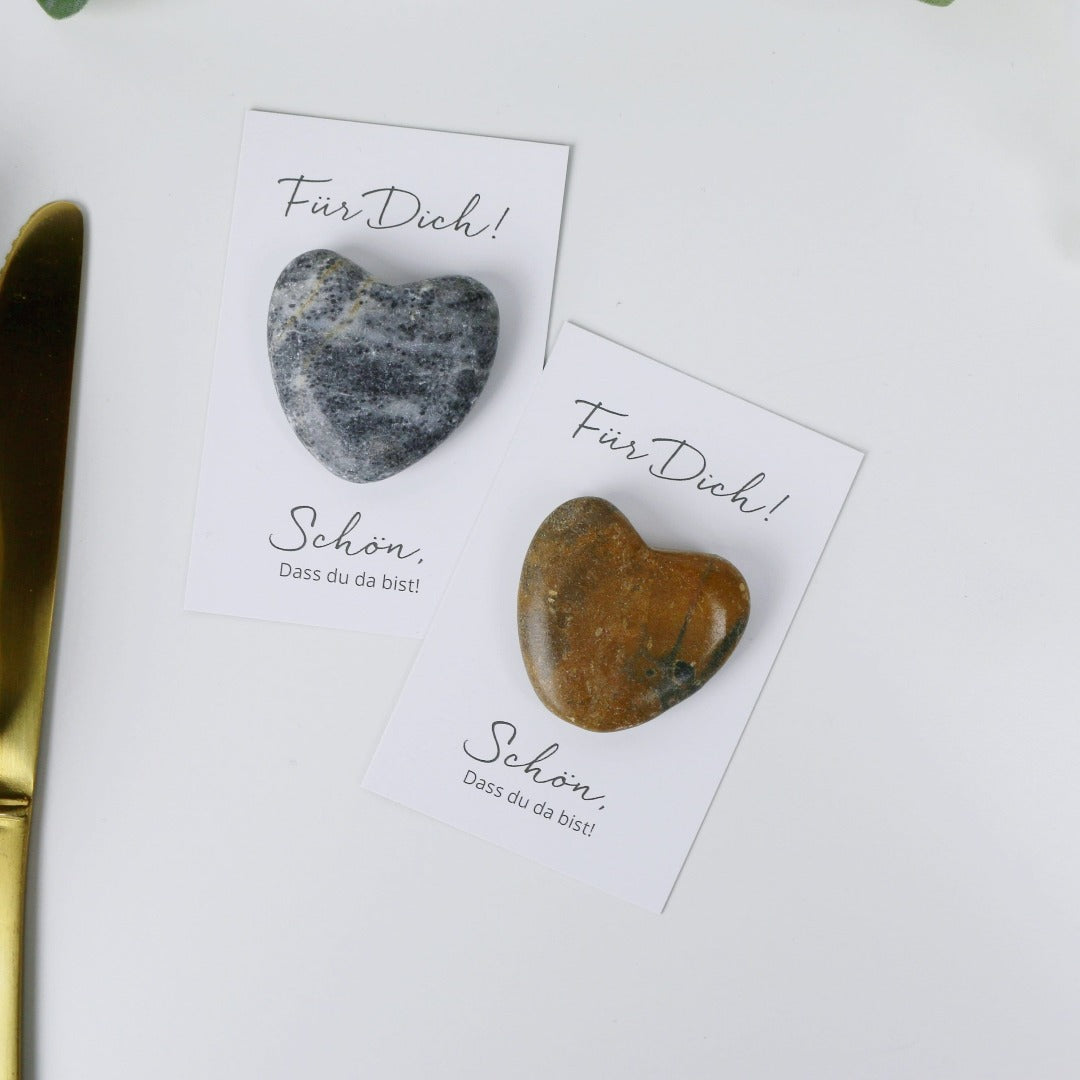 gastgeschenk zur hochzeit marmor herz handschmeichler