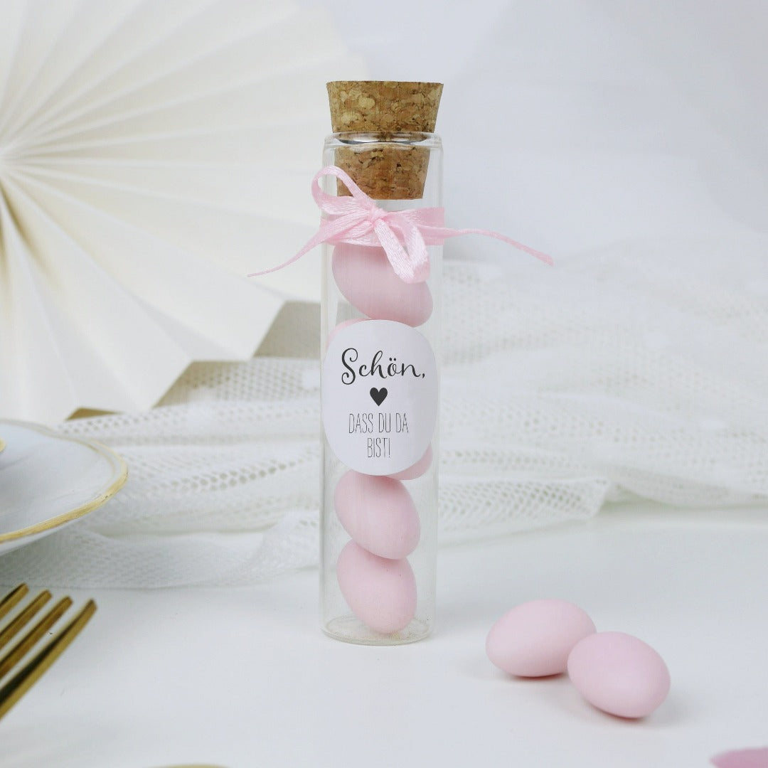 gastgeschenk zur hochzeit italienische mandeln mit 5 hochzeitsmandeln