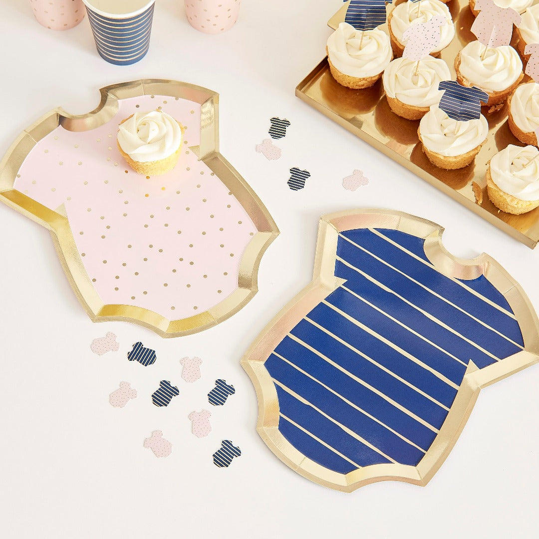 Gender Reveal Pappteller Babybody
