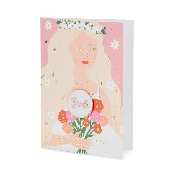 Geschenk Karte mit Pin Bride