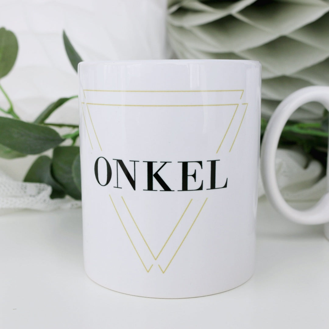 Keramik Tasse mit Spruch Onkel