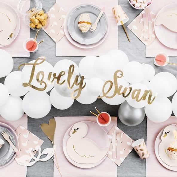 Girlande Lovely Swan in gold