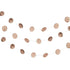 Girlande Punkte Konfetti in rosegold