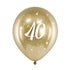Glossy Luftballons 40. Geburtstag