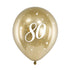 Glossy Luftballons 80. Geburtstag