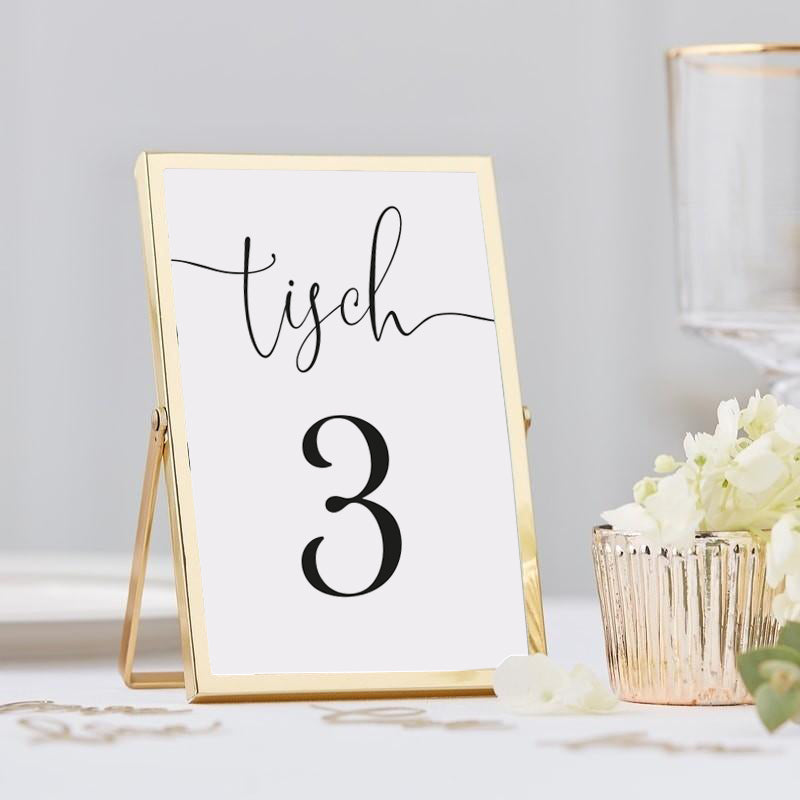 Grosse Tischnummern Aus Echtem Holz (Nummer 1-8) 🤎 (Neu (gemäss