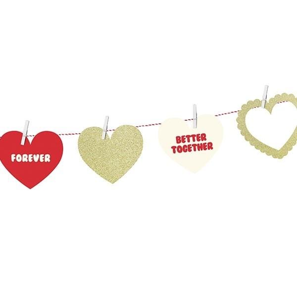 DIY Herzchen Girlande