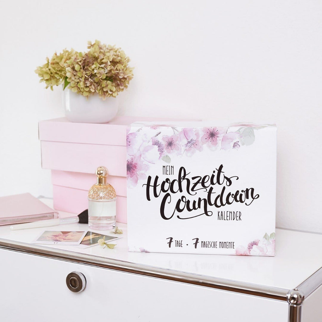 Hochzeits Countdown Kalender