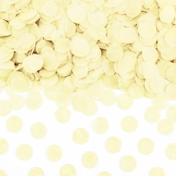 Tisch Seidenpapier Konfetti creme