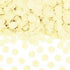 Tisch Seidenpapier Konfetti creme