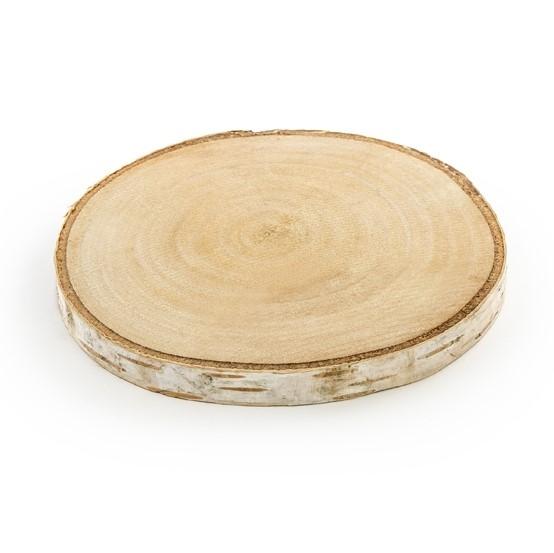 Holz Scheibe rund