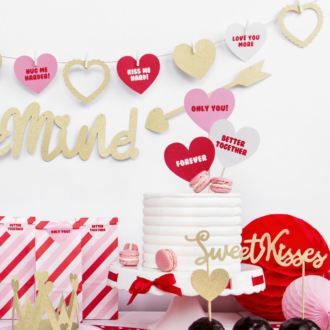 Tortenstecker Sweet Love Valentinstag