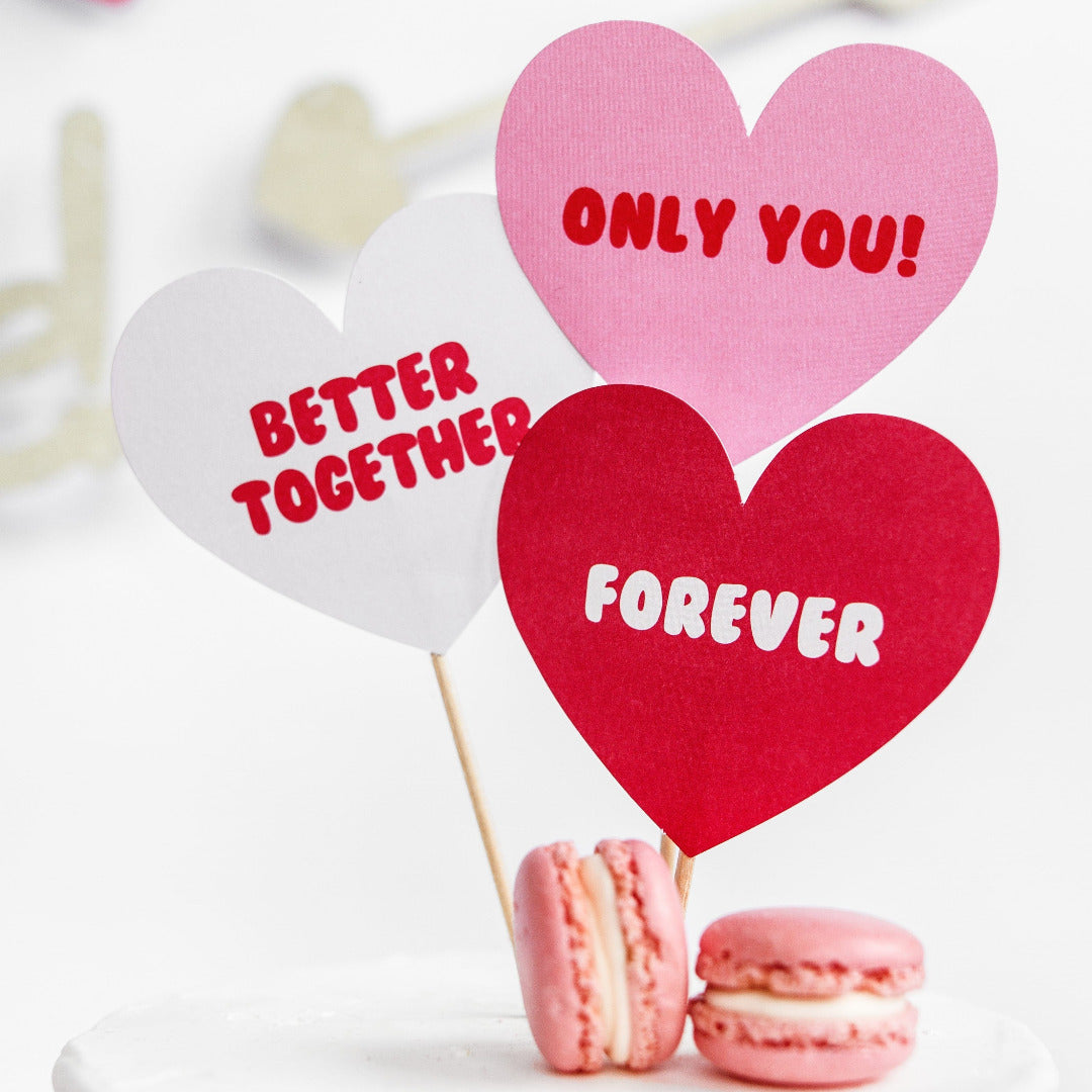 Tortenstecker Sweet Love Valentinstag