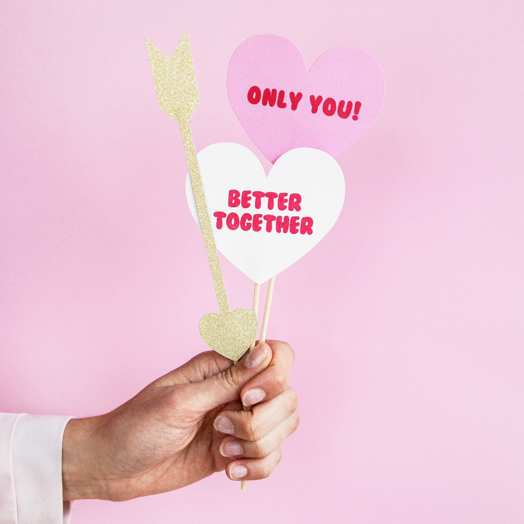 Tortenstecker Sweet Love Valentinstag