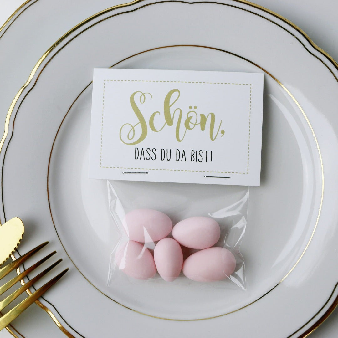 gastgeschenk zur hochzeit italienische mandeln mit 5 hochzeitsmandeln