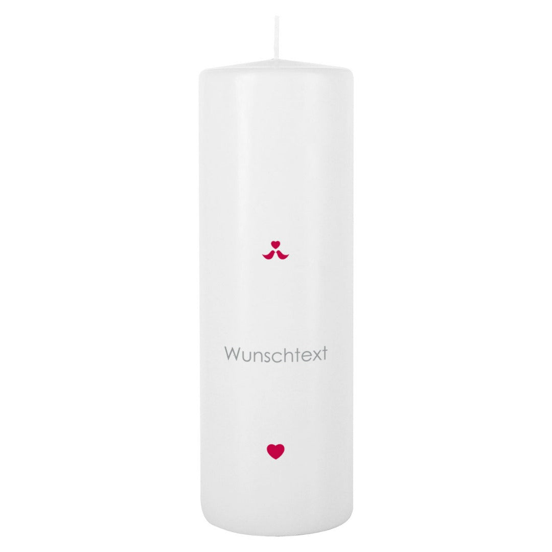 Personalisierte Hochzeitskerze Lebensbaum