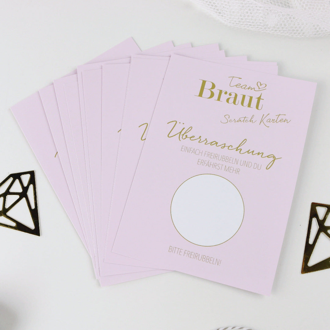Team Braut JGA Spiel vom Ja Hochzeitsshop