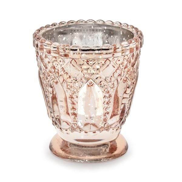  Vintage Kerzenständer Set rosegold