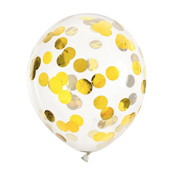 Konfetti Ballons Goldkonfetti