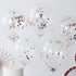 Konfetti Ballons 5 Stueck rosegold