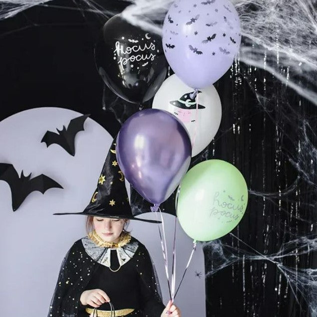 Halloween Luftballons Set Hexe