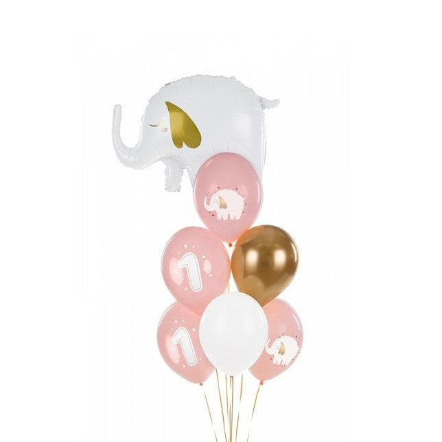 Luftballons erster Geburtstag rosa