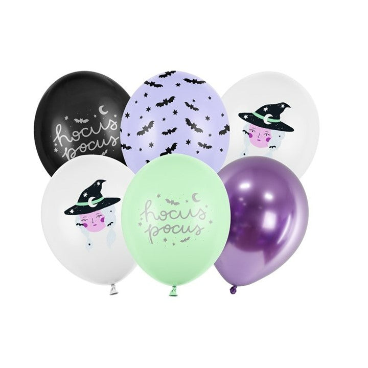 Halloween Luftballons Set Hexe