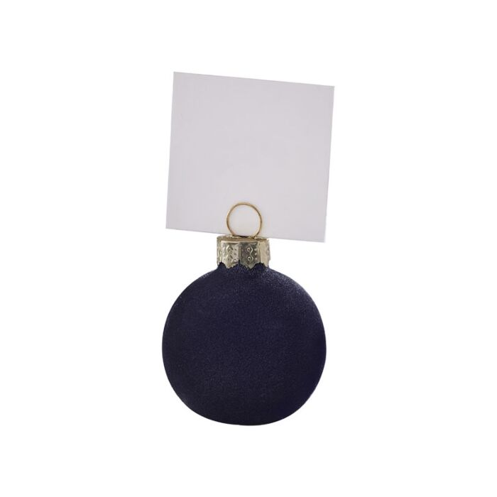 Tischkarten Halter Christbaumkugel