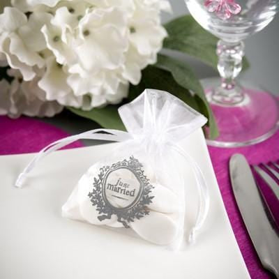 Organzasäckchen Just Married