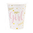 Baby Shower Pappbecher Girl
