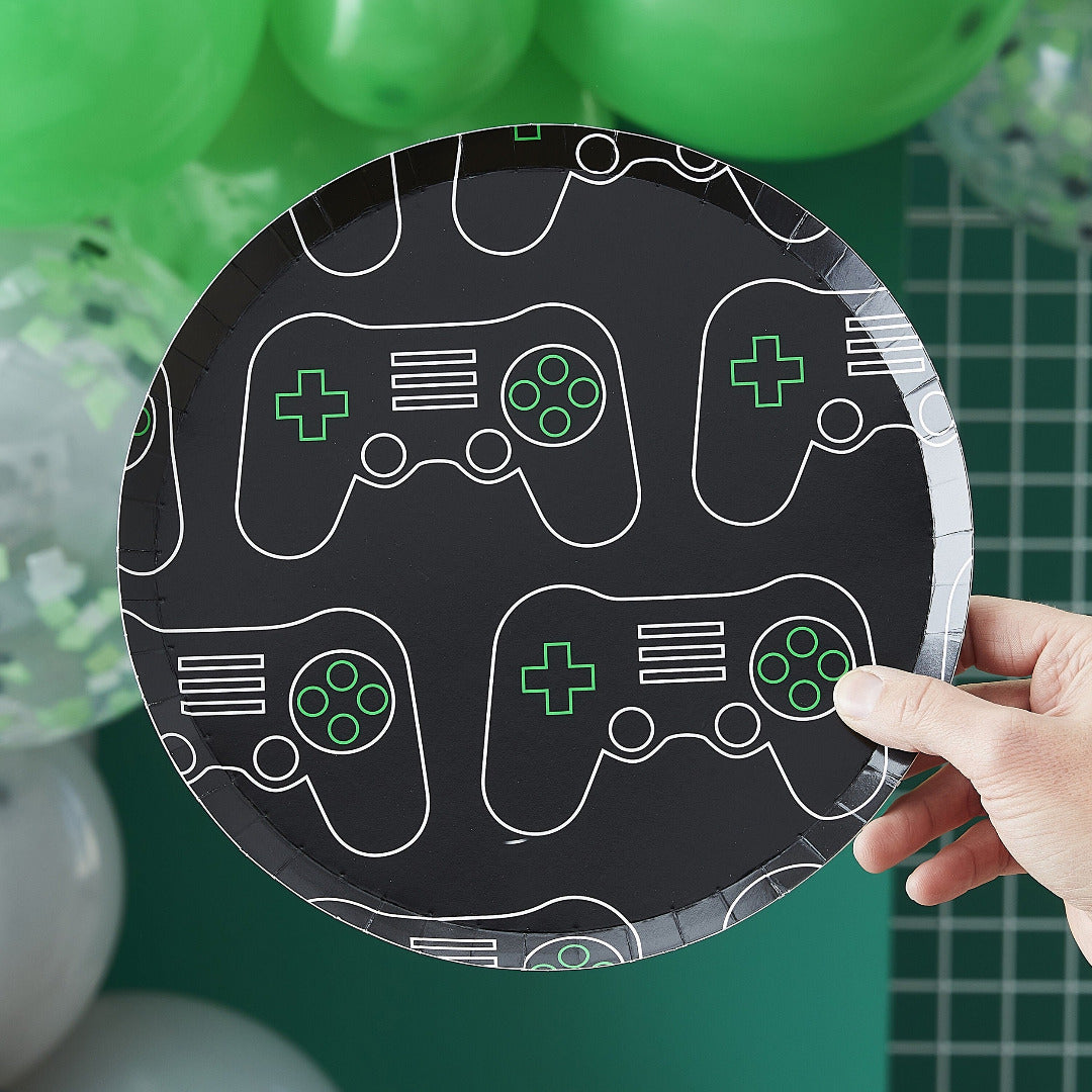 Pappteller Gamer Party